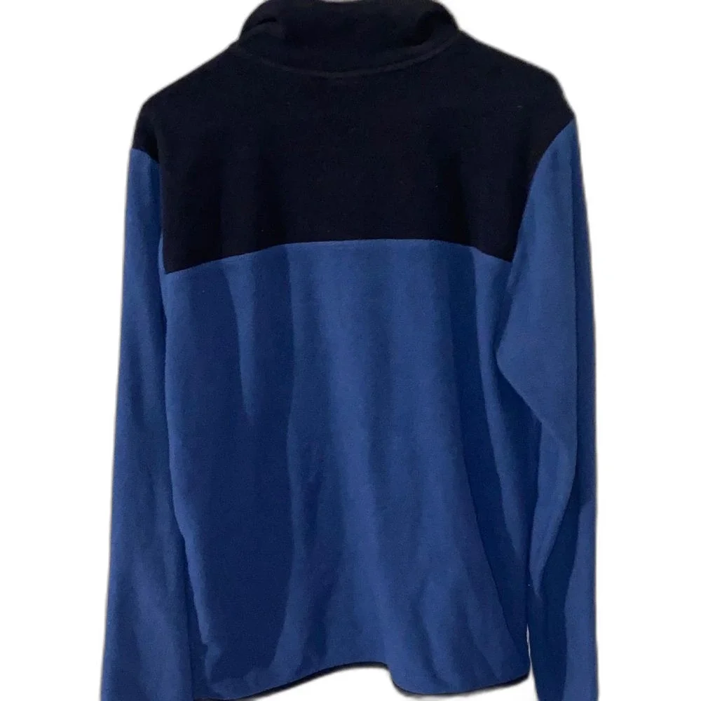 The North Face Men’s Medium Fleece Jacket in Blue and Black